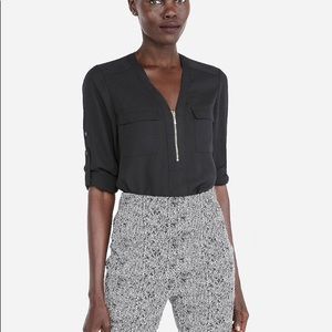 Express Two Pocket Zip Front Chelsea Popover